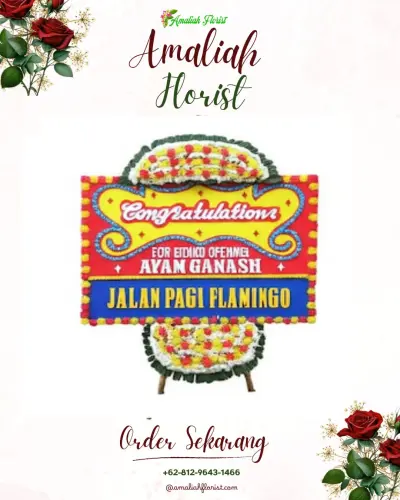 Bunga Papan Congratulation di Kalianget